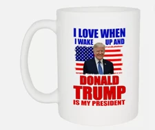 Donald Trump 2024 Mug - MAGA Coffee Cup, Republican Gift, Pro Trump Drinkware