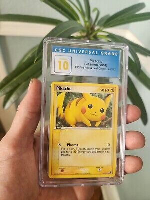 POP 4) CGC 10 PRISTINE Pikachu 74/112 Fire Red Leaf Green POP 4) CGC 10 PRISTINE Pikachu 74/112 Fire Red Leaf Green