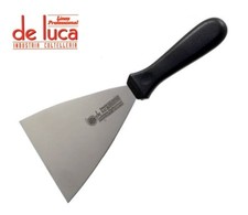 SPATOLA TRIANGOLARE LAMA ACCIAIO INOX 12 x 10 LINEA PROFESSIONAL "DE LUCA" 