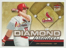 2006 Ultra Diamond Producers #DP3 Jim Edmonds Baseball Card St. Louis Cardinals