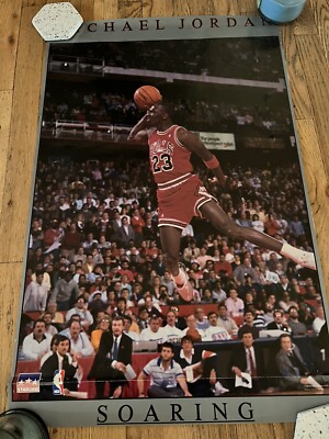 【激レア】Nike Michael Jordan ポスター Vintage Poster 1990 Starline NIKE Michael Jordan Just Do It