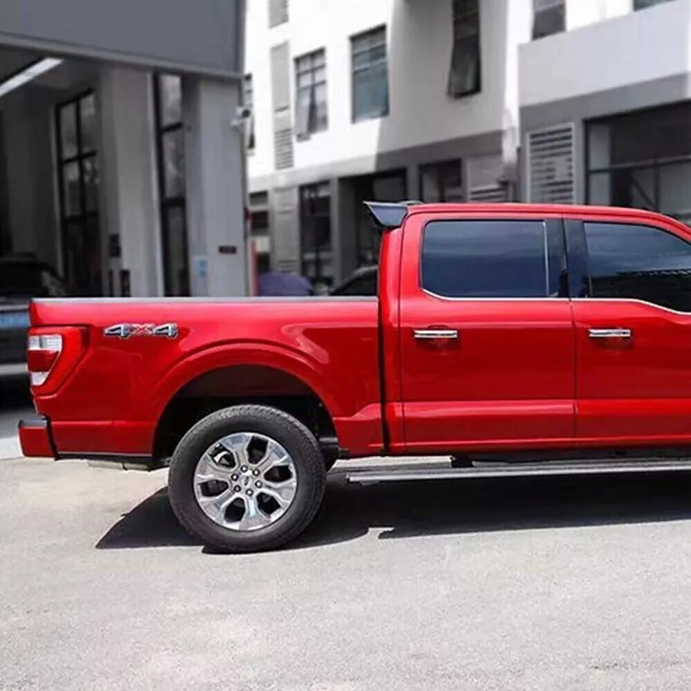 Glossy Black ABS Rear Roof Spoiler Wing Fit for Ford F-150 F150 2021 ...