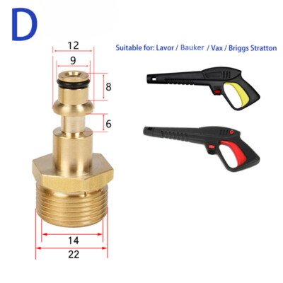 #ad Quick Connection Pressure Washer Hose Fitting To M22 Adapter For Lavor VAX C $13.27