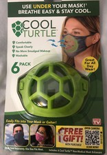 Cool Turtle FACE MASK ENHANCER 6 Pack Use Under Mask Or Gaiter NEW