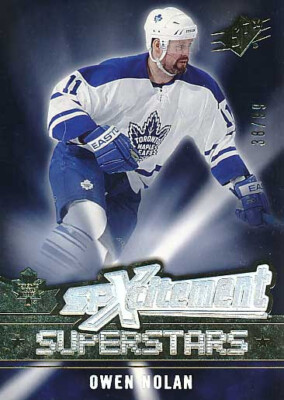 2005-06 SPx SPXCITEMENT SUPERSTARS GOLD #ON OWEN NOLAN - x/99 - Maple Leafs