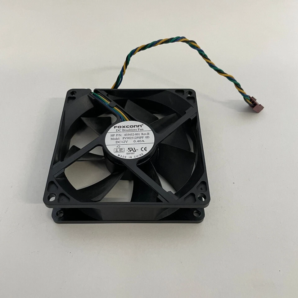 HP Compaq DC7700 Series Cooling Fan 90mm 4-Pin 12V 0.40A 435452-001 PV902512PSPF - Image 3 of 4