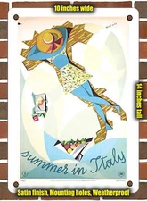 Metal Sign - 1952 Summer in Italy - 10x14 Inches