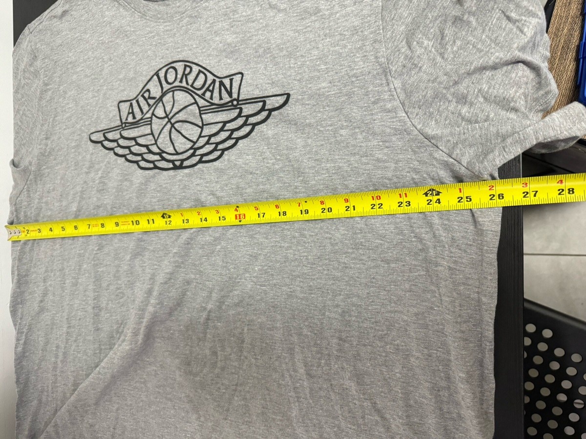 NWT Nike Air Jordan 1 wing logo tee sz 3XL Gray AR2831- 091 Acg