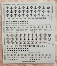 (x2)  Horus Heresy Transfer Decal Sheets  Legiones Astartes  30k 40k   Free Ship