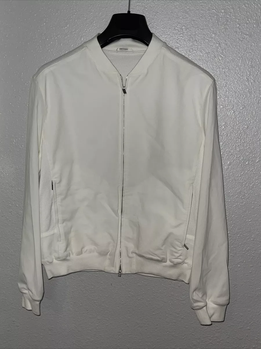 Hermes Men s White Cotton Jacket Sz. 52 eBay