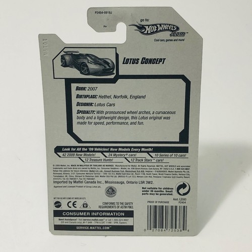 Hot Wheels Lotus Concept Faster Than Ever '09 Green - Picture 7 of 7