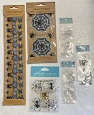 6 pks Jolee's Boutique Scrapbook Stickers Halloween  SPIDERS Sets NEW