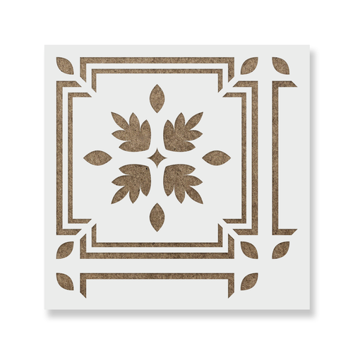 Lars Tile Stencil - Durable & Reusable Mylar Stencils - Picture 2 of 5
