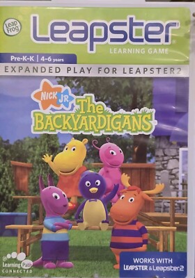 Leap Frog Leapster & Leapster 2 Nick Jr Backyardigans Learning Game 4-6 yrs