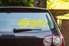 Aerosmith Car Decal Vinyl Band Logo Glossy Bumper Sticker Hard Rock Heavy Metal