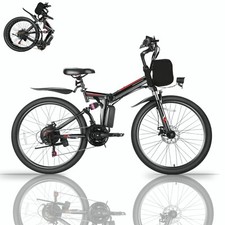 Foldable Electric Bike Peak 500W 50Miles 20MPH E Bikes UL 2849 Certified Adults