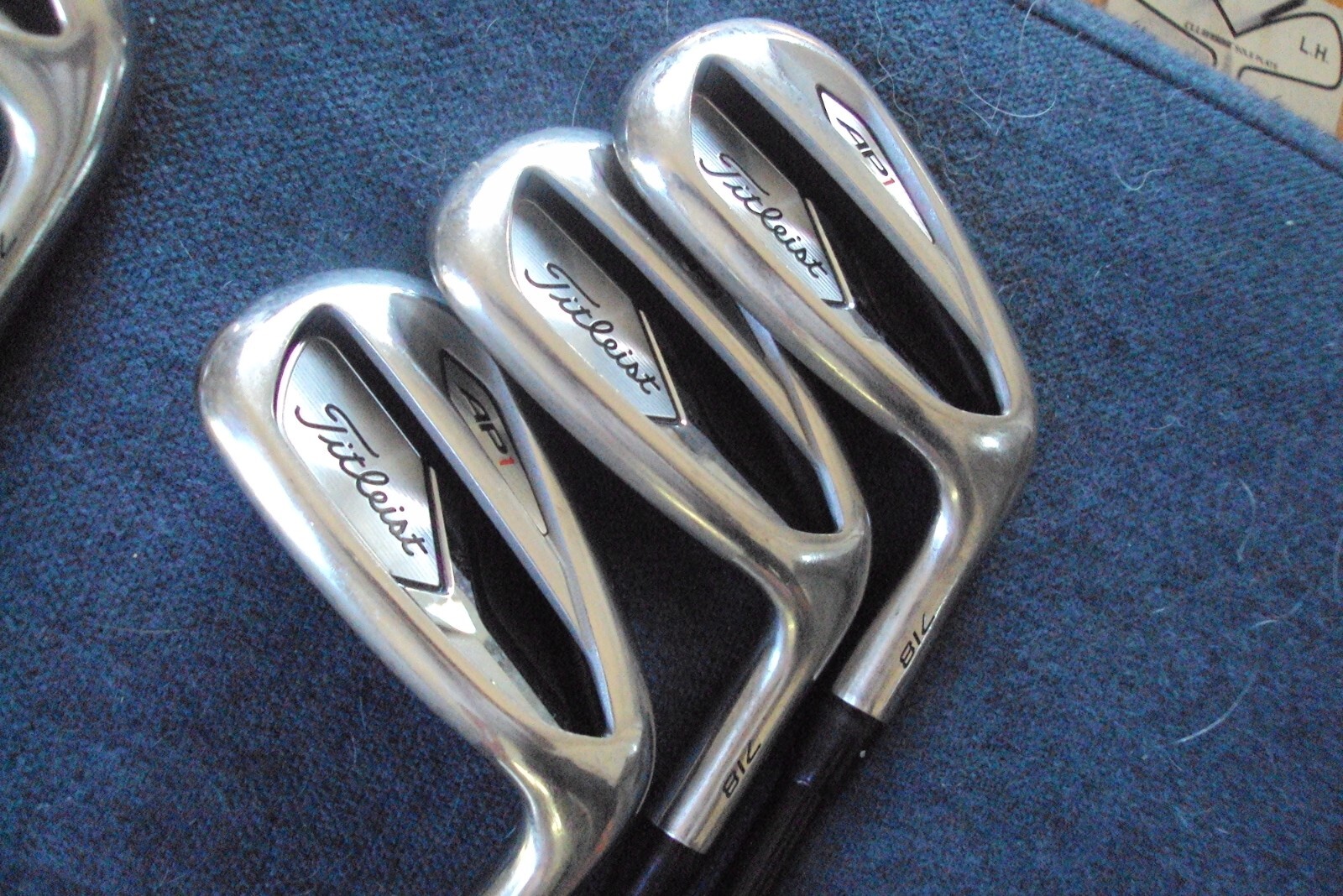 Titleist AP1 718 irons 6PW, GW Tensei CK regular graphite std length