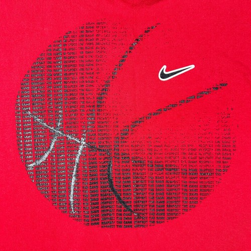 VTG Nike Shirt Mens XL Red Hoops Logo Basketball Gray Tag Tank Top Y2K 2003 - Picture 8 of 13