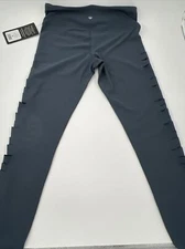 90 DEGREE BY REFLEX Side Vent Leggings Night Shadow Cut Out Size M NWT PW71791