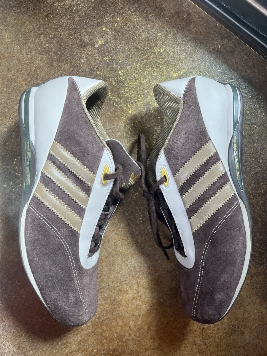 adidas Porsche design ダークブラウン　本革 Adidas PORSCHE DESIGN Driving Shoes Men's 9.5 US Brown