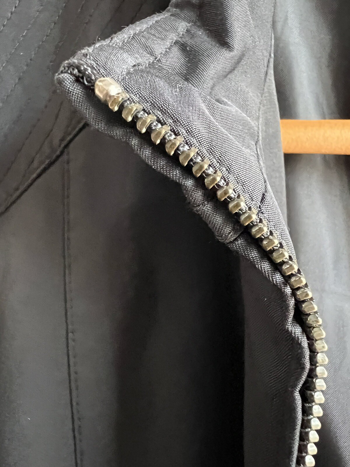 Coldwater Creek Basic Black Full Zip Fully Lined … - image 3