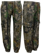 Mens Jungle Fishing/Hunting Camouflage Fleece Jogging Bottoms Trouser S - 5XL 