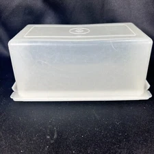 TUPPERWARE Keeper Storage Container for Butter or Cheese 638-1 & 639-1