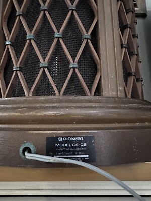 ✨希少✨Pioneer CS-05 スピーカー Pair of Vintage Pioneer Cs-05 Omni-directional Speakers Table Top