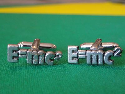 E = Mc ^2 Manschettenknöpfe MC2 Gleich Squared Einstein Science Relativity Genie
