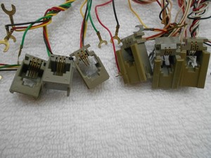 Western Electric Modular Connectors 500 - 2500 Telephone Phone Repair