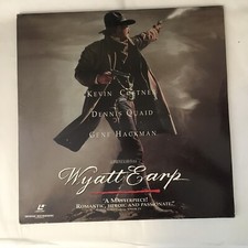 Wyatt Earp Kevin Costner Dennis Quaid Gene Hackman Laserdisc