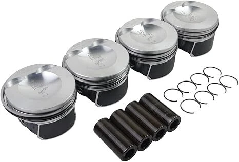 Juego de pistones y juntas de cubierta de cabeza para 09-15 Audi VW A4 Q5 Jetta GTI Passat 23MM Foto 3 de 4