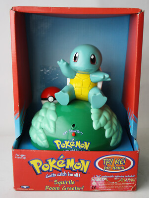 RARE 1999 POKEMON TALKING SQUIRTLE ROOM 