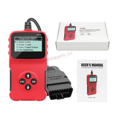 Car Vehicle Diagnostic Instrument V309/VC309 OBD2 Automobile Code Reader