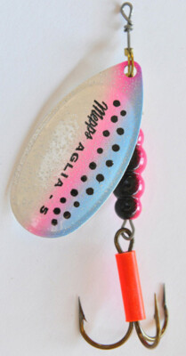 Mepps Spinner Aglia Rainbow Trout Regenbogenforelle Kunstköder angeln  Gr.5