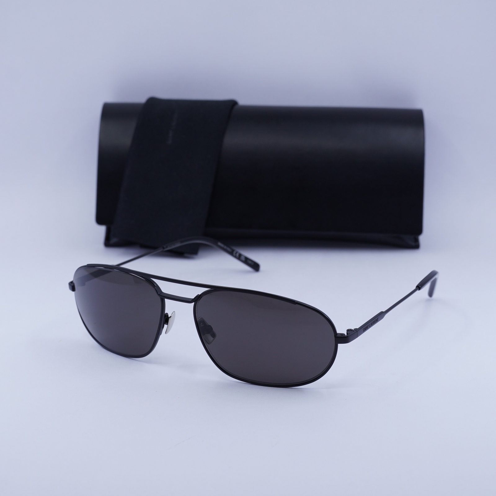 Occhiali da sole Saint Laurent SL561 001 nero nero 61 16 140 nuovi autentici