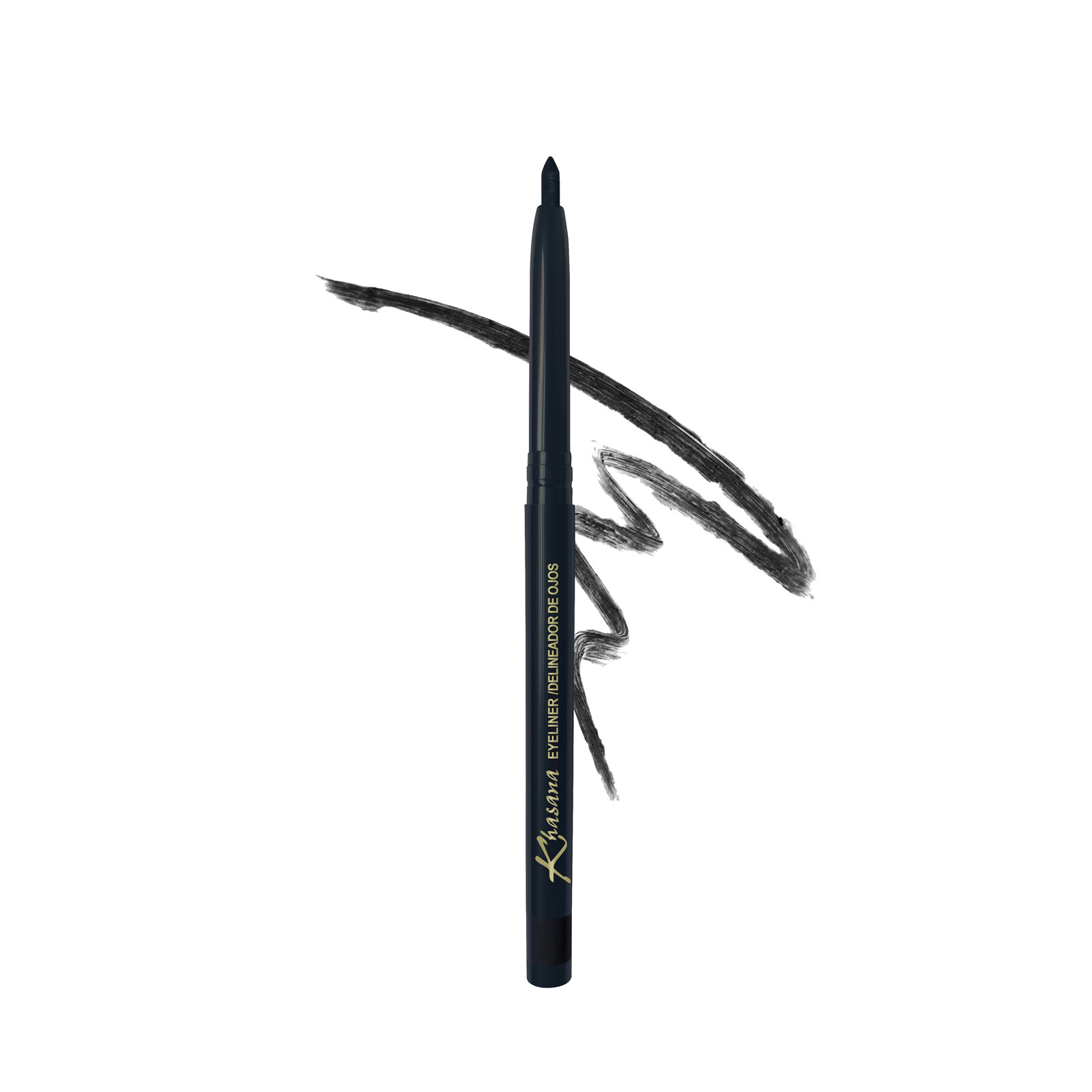 Khasana Eyeliner Automatic Pencil, Glide On, Waterproof, Ultra Smooth & Creamy.