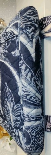 Auth💥EUC💥Vera Bradley Blues Retired 2018 Indio Pattern Hipster Crossbody Bag - Bild 14 von 24