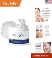 2 Salicylic Acid Acne Treatment Pads - Face  Body, 60 Pads to Refresh Skin