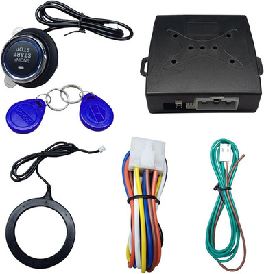 Car Push Engine Start Button Kit,Upgrade Push to Start Ignition Kit,Smart Keyles
