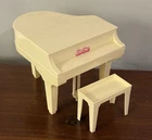 Vintage Barbie Grand Piano & Bench 1980s Battery Operated Missing Cover