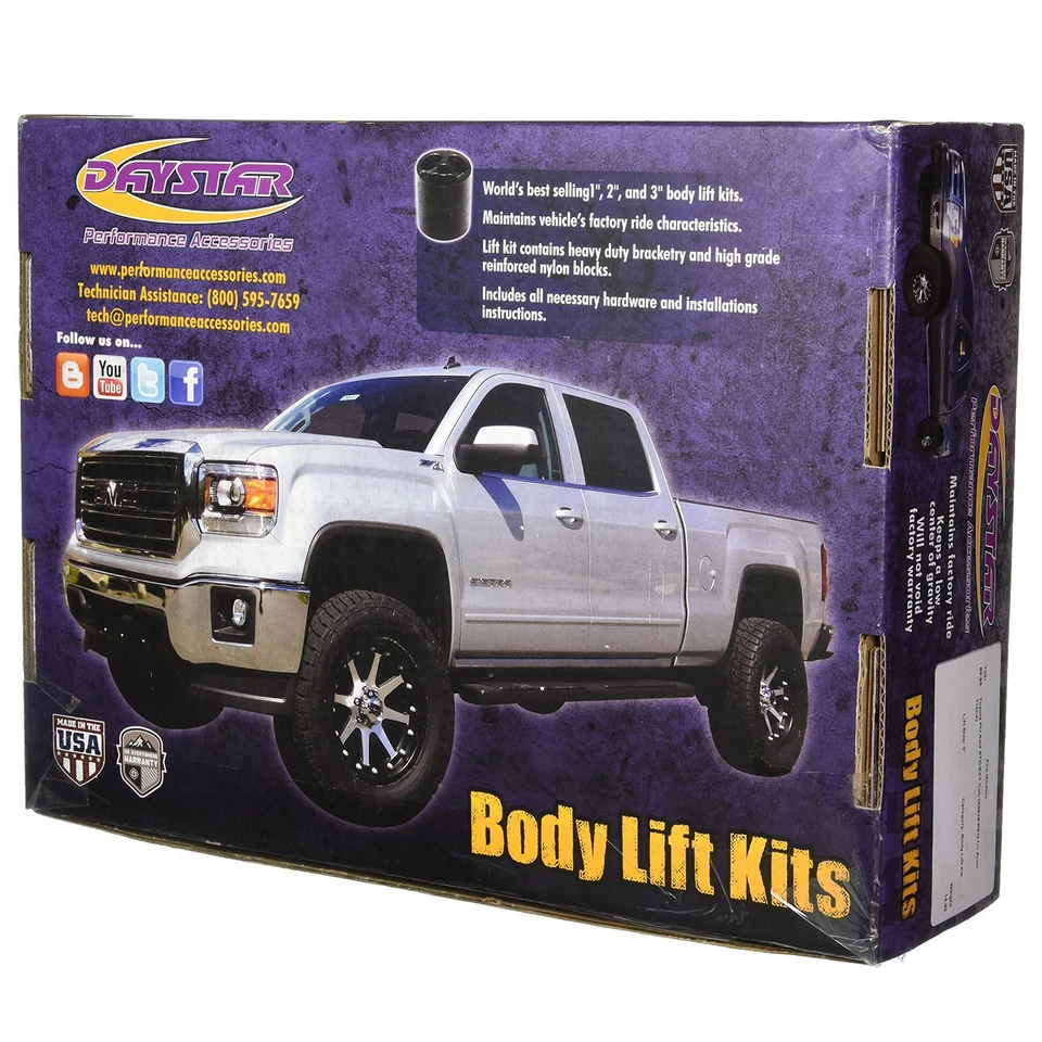 PERFORMANCE ACCESSORIES 972 2" BODY LIFT KIT FOR 1997-2006 JEEP WRANGLER - Image 2 of 4