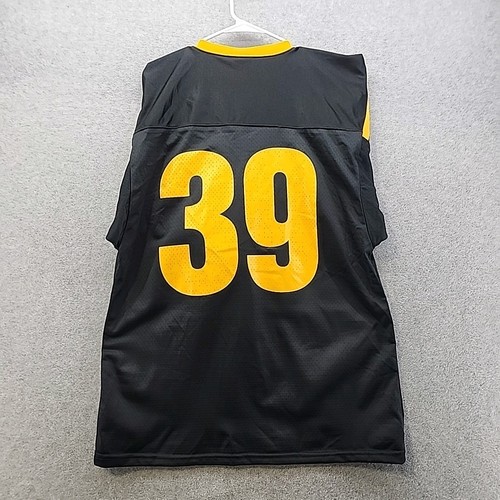Crown Royal Black Yellow Football Sports Jersey Lightweight Polyester Size XL - Picture 10 of 13