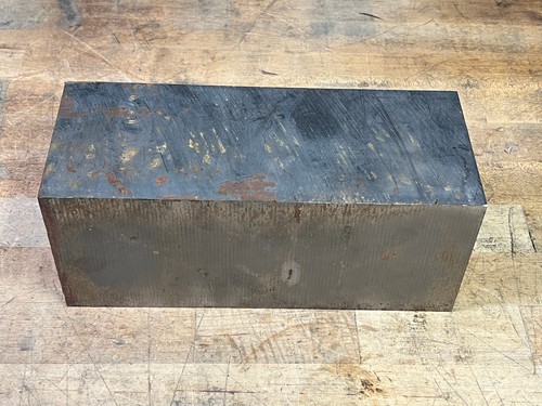 D2 D-2 Tool steel Flat Square bar stock Wear resistant 9 7/8 x 4 x 4 - 45.7 lbs