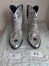 OLD GRINGO MISS MATCH PHIA COWBOY BOOTS RIGHT BOOT US10 LEFT BOOT US8,5