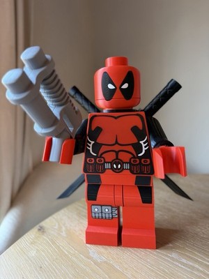 Custom 3D Printed Deadpool Mega-Figure - Large Display Model