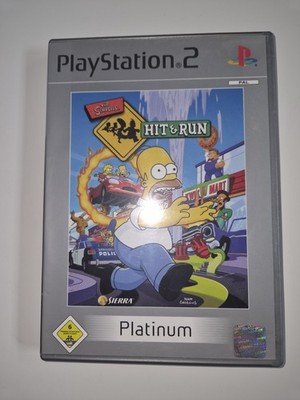 The Simpsons Hit And Run Ps2 Playstation 2 Platinum