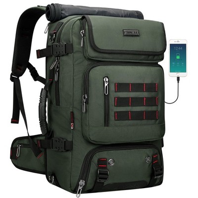 Carry-On Travel Backpack for Men & Women, Airline Approved Convertible Duffle...