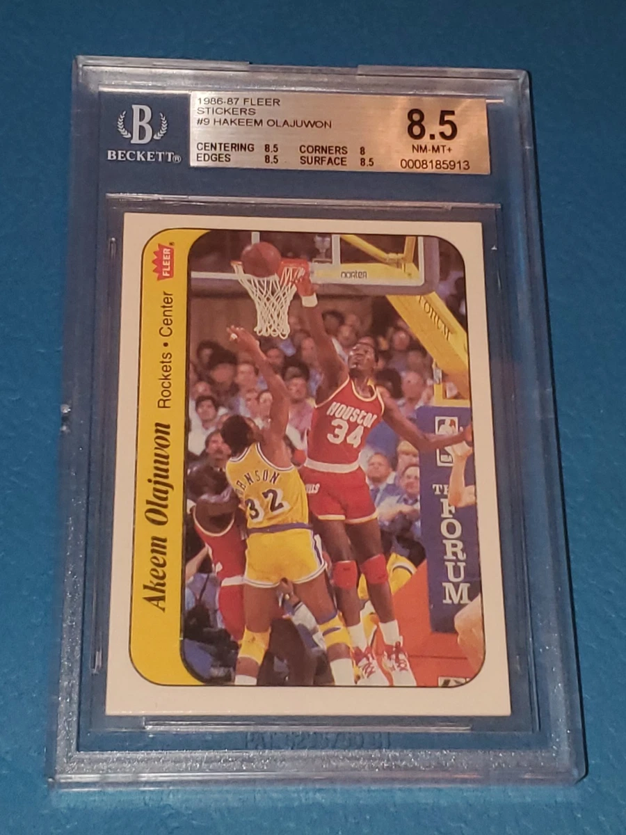 Hakeem Olajuwon Beckett Grading Services (BGS) Basketball Rookie
