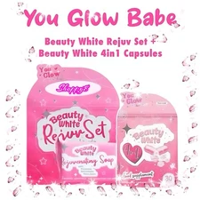 You Glow Babe Beauty White Rejuv Set + Beauty white 4in1 Capsules